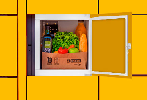 Casilleros refrigerados para comida