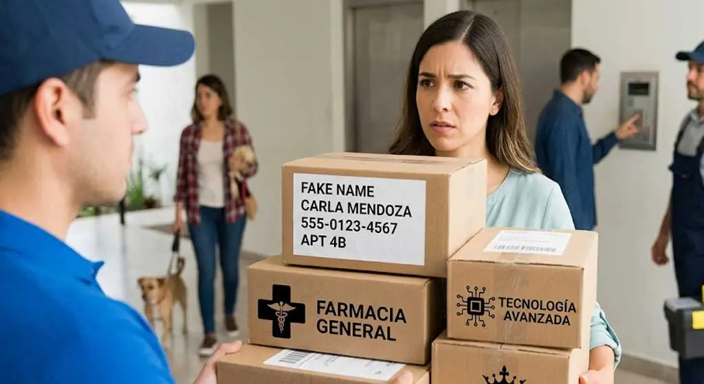Proteger la privacion de los residentes en ña entrega de paquetes
